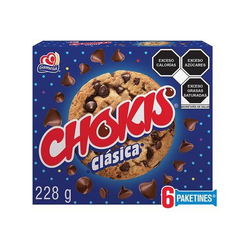 Galletas Gamesa Chokis Chispas de Chocolate 228g