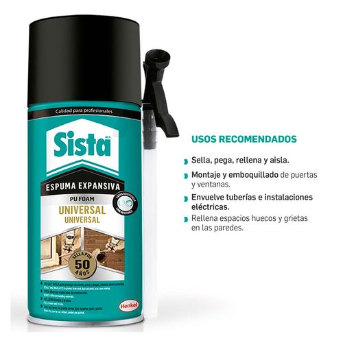 Sellador Sista 288 g Espuma Expansiva Un