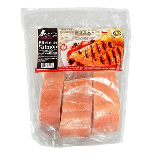 Filete de Salmón Kosher Corazón de Mar 1kg