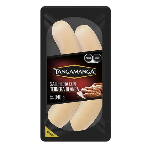 Salchicha Tangamanga con Ternera Blanca 340g