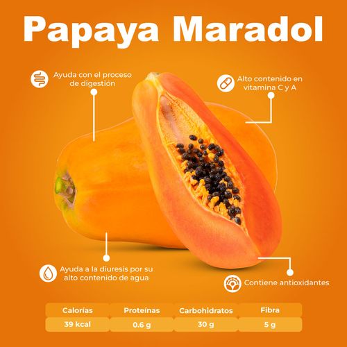 Papaya Maradol por kg