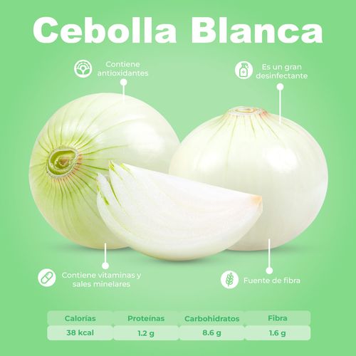 Cebolla Blanca por kg