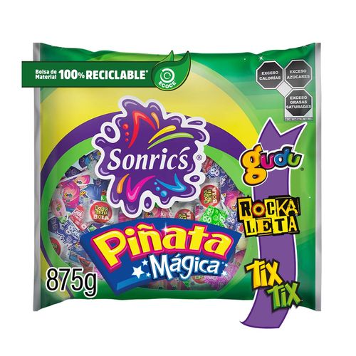 Dulces Surtidos Sonric´S Piñata Mágica 875g