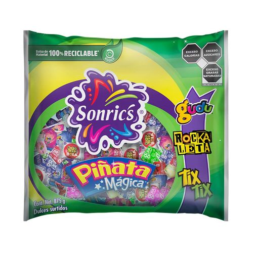 Dulces Surtidos Sonric´S Piñata Mágica 875g