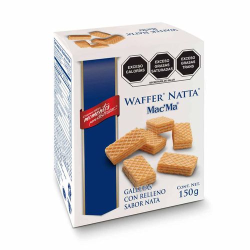 Galleta MacMa Wafer Natta Finas 150g