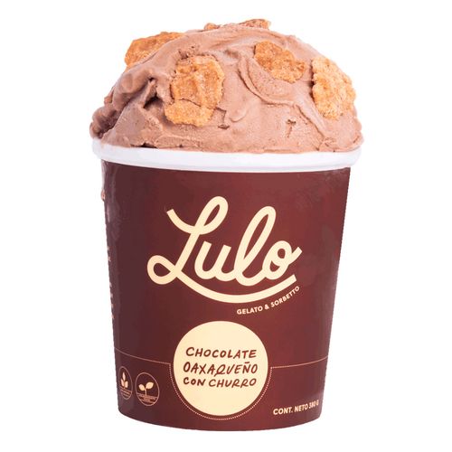 Gelato de Chocolate Oaxaqueño con Churro 400g