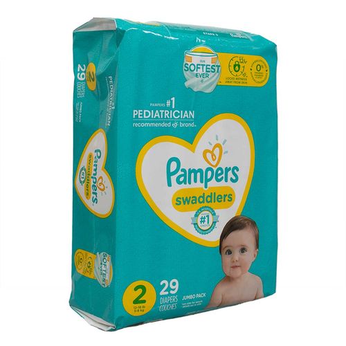 Pañal Pampers Unisex E2 29 Pieza