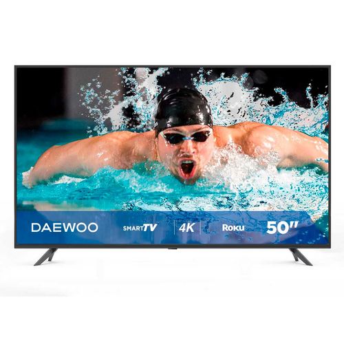 Pantalla Daewoo 50 Pulgadas Smart TV UHD Roku DAW50UR