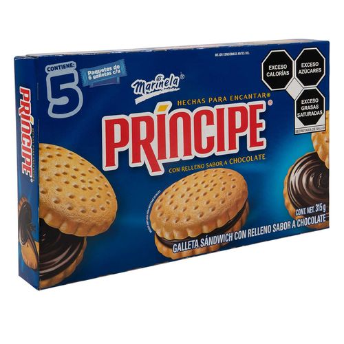 Galletas Marinela Príncipe Chocolate 315g