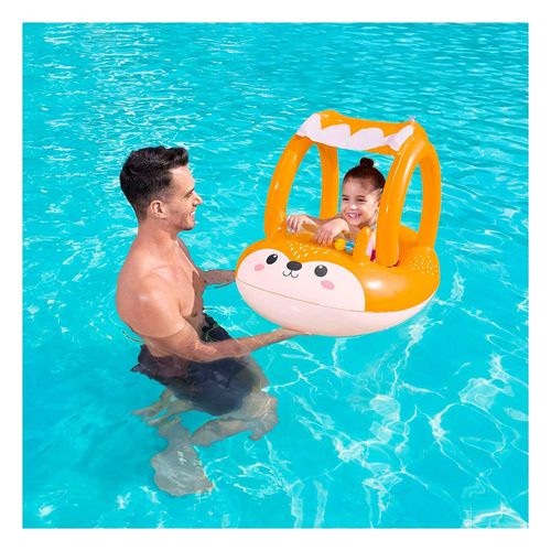Balsa Inflable para Bebé Friendly Fox Bestway con Toldo