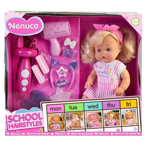 Muñeca Nenuco Peinaditos Para el Colegio