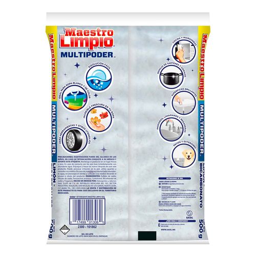 Detergente Maestro Limpio 500g