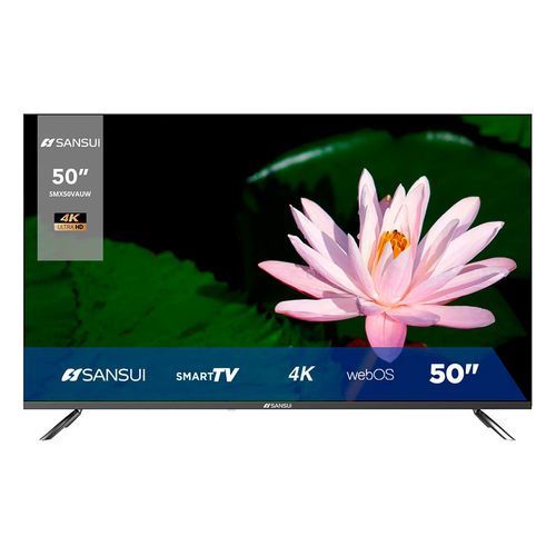 Pantalla Sansui de 50 Pulgadas Web.Os UHD 4K SMX50VAUW  Negra