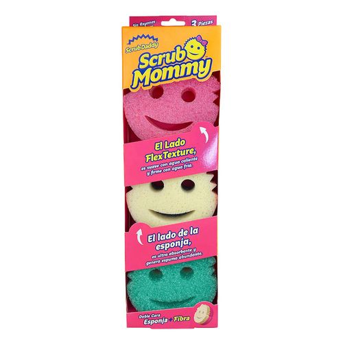 Esponja Mommy Colors Scrub Daddy 3pz