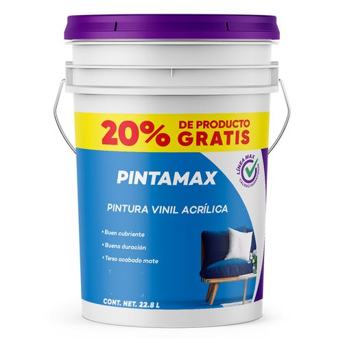 Pintura Acuario Vinila Blanco Mate 22.8L