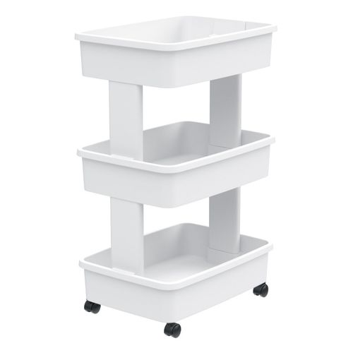 Carro Organizador de 3 Niveles con Ruedas Starplast