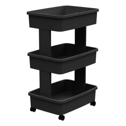 Carro Organizador de 3 Niveles con Ruedas Starplast