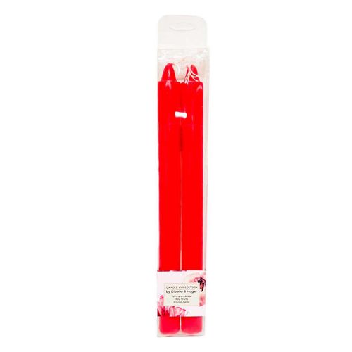 Vela Aromática Candle Collection Taper Frutos Rojos 2 Piezas