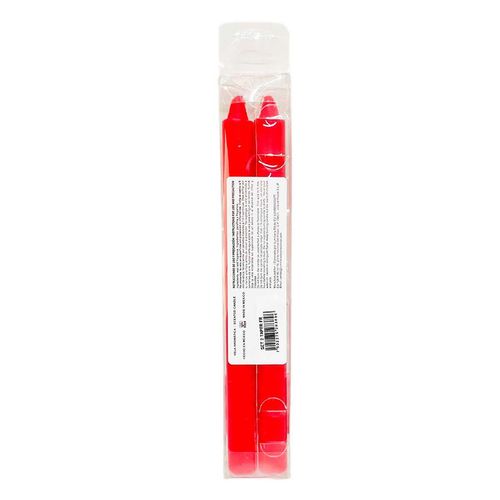 Vela Aromática Candle Collection Taper Frutos Rojos 2 Piezas