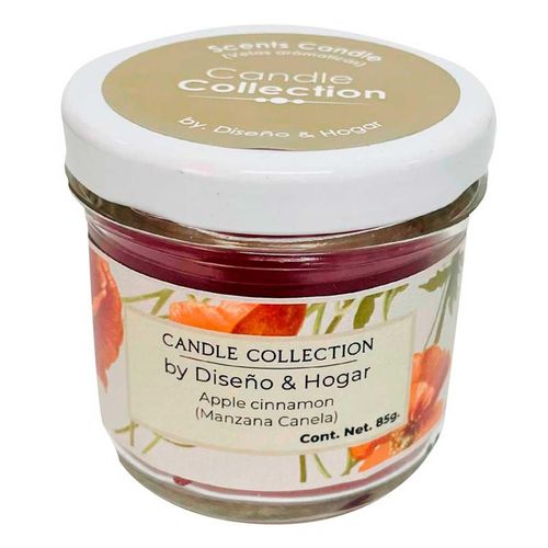 Vela Aromática Candle Collection en vaso Manzana Canela 85g