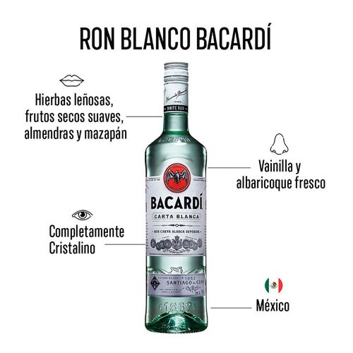 Ron Bacardí Carta Blanca 700ml