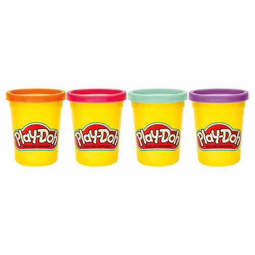 Play-Doh Paquete de 4 Latas de Masa de 112g