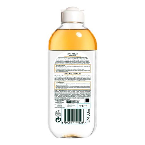 Agua Micelar en Aceite Garnier Skin Active 400ml