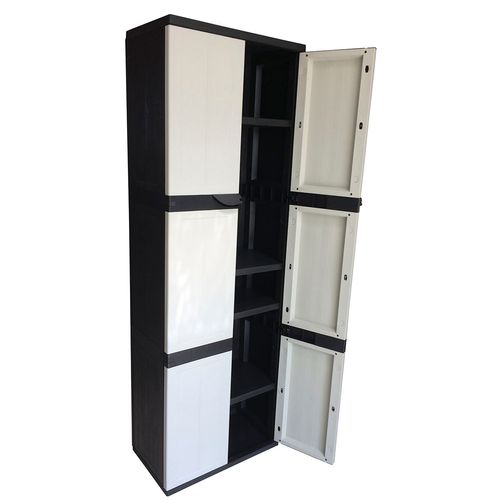 Armario Polycar Paris Negro 2 Puertas