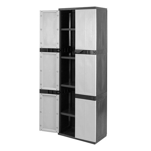 Armario Polycar Paris Negro 2 Puertas