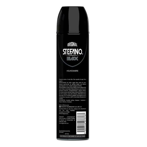 Desodorante Antitranspirante en Aerosol para Hombre Stefano Black Legend 159ml