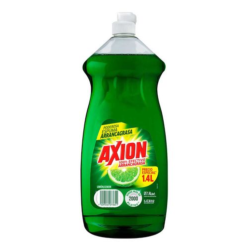 Lavatrastes Axion Limón Líquido 1.4L