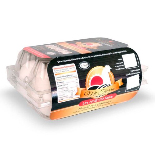 Huevo Mi Tierra Libre de Jaula Blanco 6 Piezas