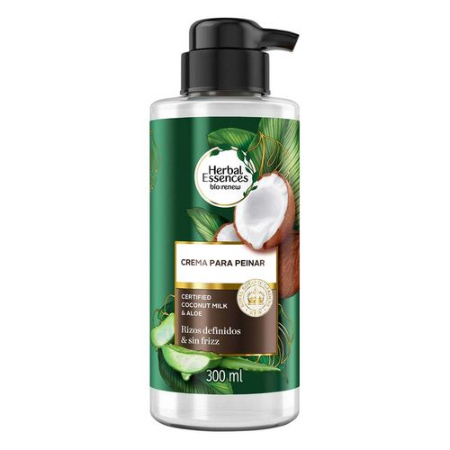Crema para Peinar Herbal Essences Leche de Coco y Aloe 300ml