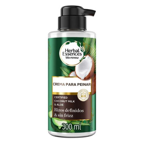 Crema para Peinar Herbal Essences Leche de Coco y Aloe 300ml