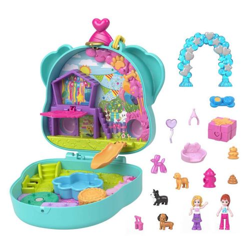Muñeca Polly Pocket Comp. Perrito HKV30