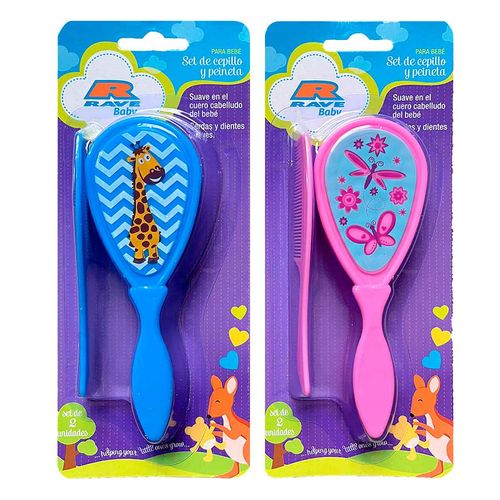Set Cepillo y Peineta Rave Baby 2 Piezas