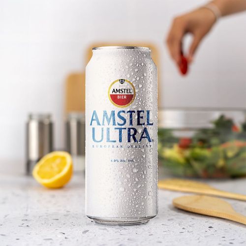 Cerveza Amstel Ultra 473ml