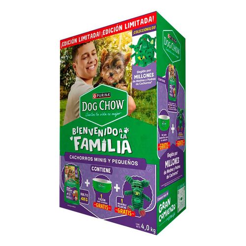 Starter Kit Dog Chow Puppy Mp 4kg