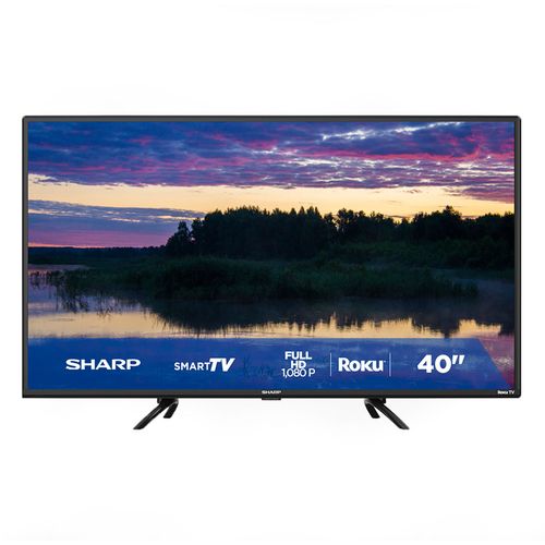 Pantalla Sharp Roku TV 40 Pulgadas FHD 2T-C40EF4UR Negra