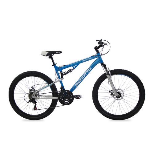 Bicicleta de Montaña Benotto para Hombre R26 21V Acero Azul Metálico Blackcomb