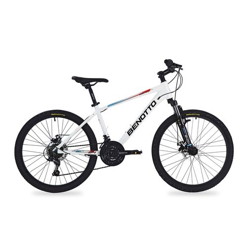 Bicicleta de Montaña Benotto R24 21V Hombre Aluminio Verde/Blanco/Rojo Vortec