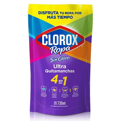 Quitamanchas Líquido Clorox Colores Vivos 730ml