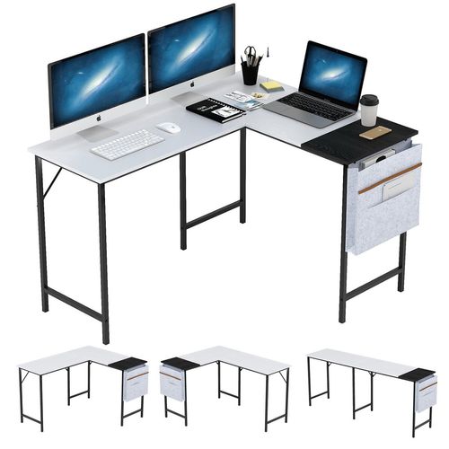 Escritorio FurnitureR Negro Isoud