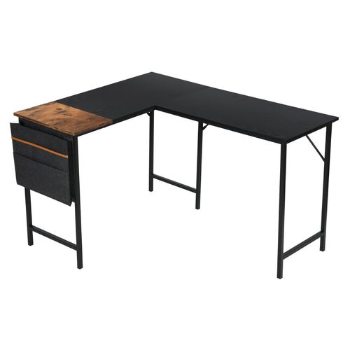 Escritorio FurnitureR Negro Isoud