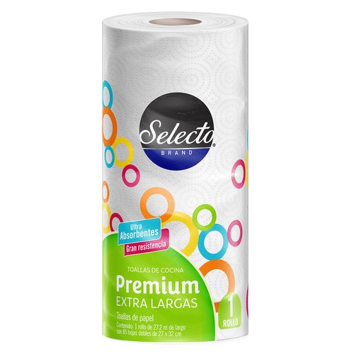 Toallas de Papel Selecto Brand Premium 1 Rollo de 85 Hojas