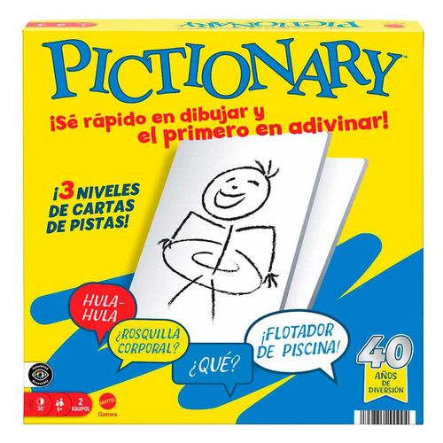 Pictionary Juego de Mesa Original 40 Aniversario para niños