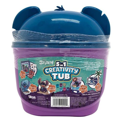 Contenedor De Disney Stitch Con Accesorios