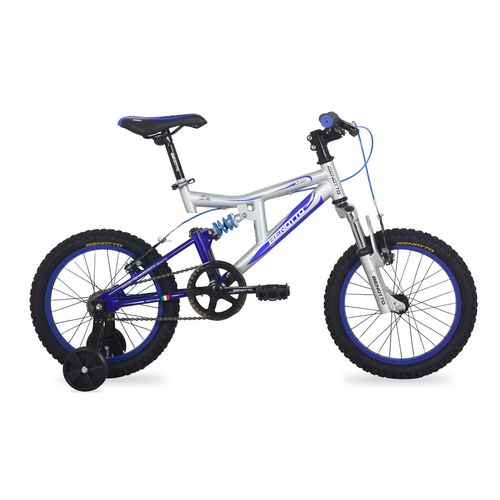 Bicicleta Infantil Benotto para Niño R16 1V Acero Gris/Azul Montaña Sniper