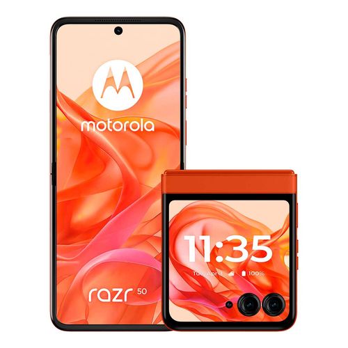 Celular Motorola Moto Razr 50 512GB Naranja Telcel