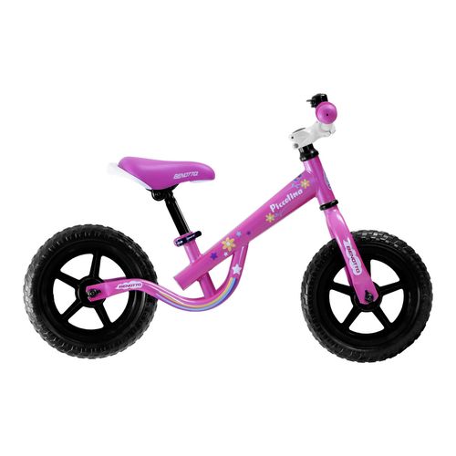 Bicicleta Entrenadora Infantil Benotto para Niña R12 Acero Rosa